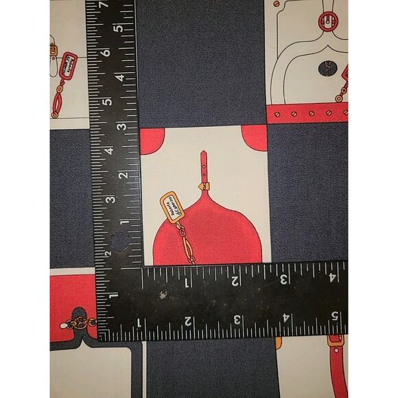 Vintage Roberta di Camerino Handbag Print Fabric 1 Yard Italian Designer Textile - Picture 7 of 7